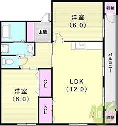 第一松下ハイツ 2階