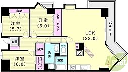 ネクステージ西神中央B棟 3LDKの間取図画像