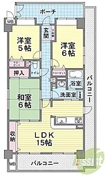ラウムズ垂水 3LDKの間取図画像