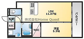 大阪府東大阪市下小阪5丁目（賃貸マンション1LDK・4階・39.29㎡） その2