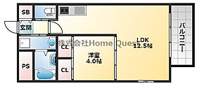 大阪府東大阪市下小阪5丁目（賃貸マンション1LDK・2階・39.29㎡） その2