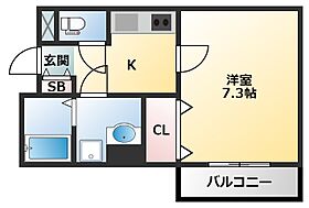 ALEGRIA河内山本WEST  ｜ 大阪府八尾市上之島町南1丁目20-2（賃貸アパート1K・3階・25.26㎡） その2