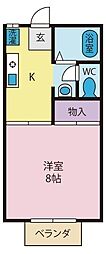 間取図画像 1K