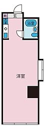 甲府北口プラザビル ワンルームの間取図画像