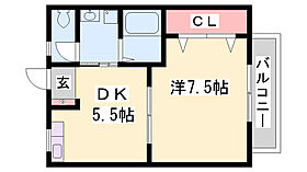 兵庫県加古川市野口町北野（賃貸アパート1DK・2階・31.88㎡） その2