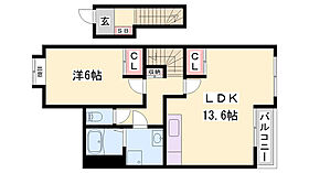 colline de　R・Ｉ・Ｚ　（コリーヌ　ドゥ　リズ）  ｜ 兵庫県加東市南山3丁目（賃貸アパート1LDK・2階・51.15㎡） その2