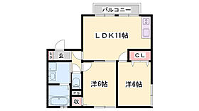 アグリティ  ｜ 兵庫県姫路市四郷町東阿保（賃貸アパート2LDK・1階・52.02㎡） その2