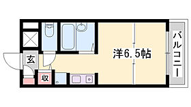 プリモローザＭ  ｜ 兵庫県姫路市北平野2丁目（賃貸マンション1K・3階・24.84㎡） その2