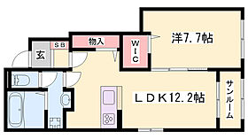 ハウオリエルア  ｜ 兵庫県姫路市書写（賃貸アパート1LDK・1階・50.14㎡） その2