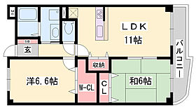 メゾンドフレール  ｜ 兵庫県高砂市中筋2丁目（賃貸アパート2LDK・2階・56.57㎡） その2