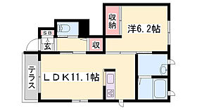 ベルクール加東  ｜ 兵庫県加東市喜田1丁目（賃貸アパート1LDK・1階・43.05㎡） その2