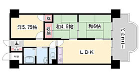 エクセル東加古川壱番館  ｜ 兵庫県加古川市平岡町高畑（賃貸マンション3LDK・4階・59.40㎡） その2