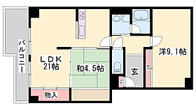 藤和しらさぎハイタウンB棟  ｜ 兵庫県姫路市増位新町1丁目（賃貸マンション2LDK・4階・65.92㎡） その2