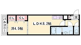 ジーメゾンエトワール東加古川  ｜ 兵庫県加古川市平岡町新在家（賃貸アパート1LDK・2階・32.19㎡） その2