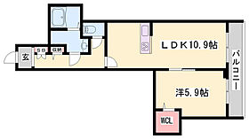 カーサグラス  ｜ 兵庫県三木市加佐1丁目（賃貸アパート1LDK・2階・46.60㎡） その2