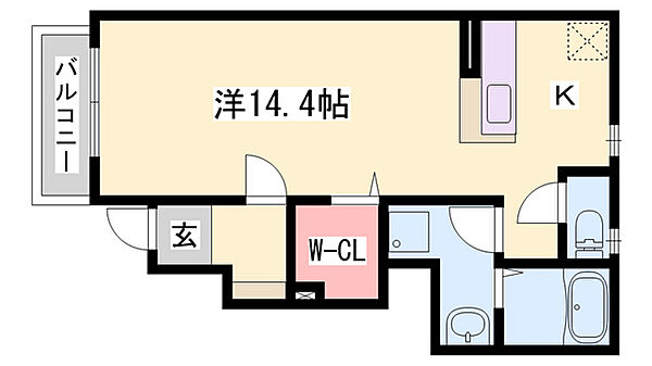 スイート ガーデンI ｜兵庫県姫路市白浜町宇佐崎北3丁目(賃貸アパート1R・1階・35.98㎡)の写真 その2