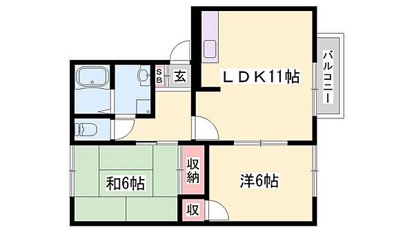 プルミエールガーデン ｜兵庫県高砂市米田町古新(賃貸アパート2LDK・2階・52.77㎡)の写真 その1