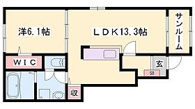 エスパス　リッシュ　福崎新  ｜ 兵庫県神崎郡福崎町福崎新（賃貸アパート1LDK・1階・50.01㎡） その2