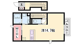 兵庫県姫路市網干区垣内中町（賃貸アパート1K・2階・40.03㎡） その2