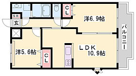 プレアデス　エデン  ｜ 兵庫県姫路市飾磨区阿成鹿古（賃貸アパート2LDK・2階・54.55㎡） その2