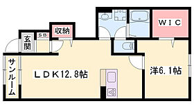 ヴィラドゥグレーヌ梅ケ谷　B棟  ｜ 兵庫県姫路市梅ケ谷町（賃貸アパート1LDK・1階・50.13㎡） その2