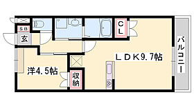 モン・シェリー  ｜ 兵庫県加西市北条町横尾（賃貸アパート1LDK・1階・36.00㎡） その2