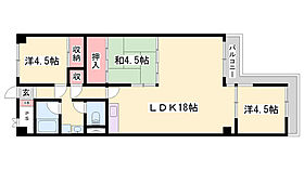 エバーグリーン夢前台705号  ｜ 兵庫県姫路市広畑区才（賃貸マンション3LDK・7階・71.54㎡） その2