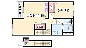 プランドール  ｜ 兵庫県加東市梶原（賃貸アパート1LDK・2階・54.14㎡） その2