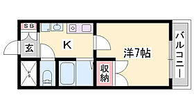 兵庫県神崎郡福崎町山崎（賃貸マンション1K・3階・25.50㎡） その2