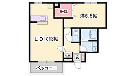 グランペール古賀  ｜ 兵庫県姫路市別所町佐土（賃貸アパート1LDK・1階・47.60㎡） その2