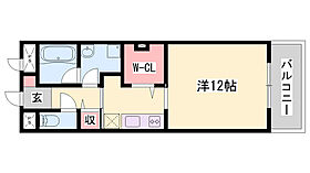 フィオーレ北条  ｜ 兵庫県姫路市北条宮の町（賃貸マンション1R・1階・34.56㎡） その2