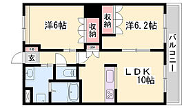 プリンシピオ  ｜ 兵庫県加古川市平岡町土山（賃貸マンション2LDK・2階・51.23㎡） その2