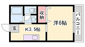 サンライフ21B  ｜ 兵庫県姫路市書写（賃貸アパート1K・2階・23.77㎡） その2