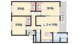 リノスタイル姫路北条  ｜ 兵庫県姫路市北条（賃貸マンション3LDK・4階・66.00㎡） その2