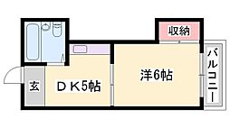 間取図画像 1DK