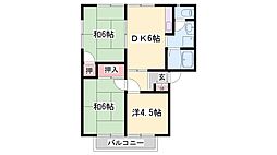 ハイツ2番館 2階/-