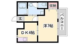 アルカディア幸 2階