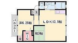 ハイツサンライフD棟 2階/-