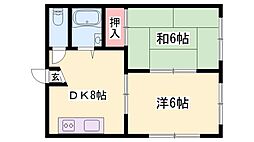 ハイツ2番館 2階/-