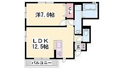 フォーリーフ・ヴィラ 1階/-