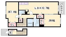 クラッセ弐番館 2階