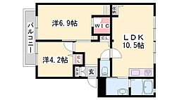 ハイツミラクル 2階