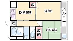 間取図画像 2DK