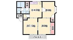 間取図画像 3DK