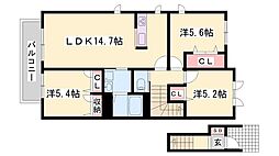 間取図画像 3LDK