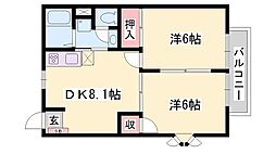 アビタシオンソネ 2階