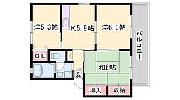 シャーメゾン志保 1階