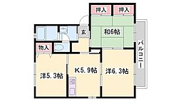 シャーメゾン高岡西 2階/-