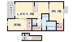 サンモール那波野 2階/-