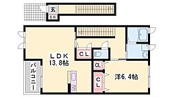ヴィラ　ラタウィ 2階